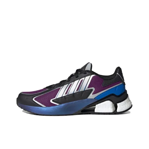 ADIDAS NEO A3 Boost Амортизация и Дышащий Низкий Топ Беговые кроссовки Унисекс Фиолетовый