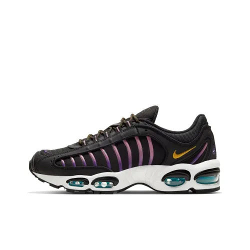 Nike Air Max Tailwind Low Беговые кроссовки Топ Унисекс Черный Фиолетовый