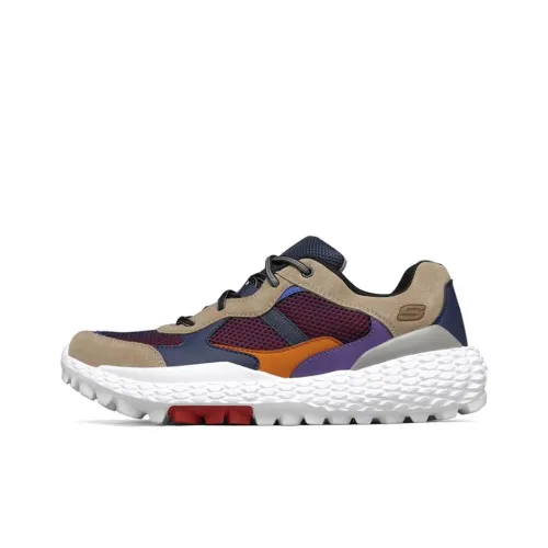 Skechers Monster Low Top Беговые кроссовки Мужской Коричневый Умбра Красный