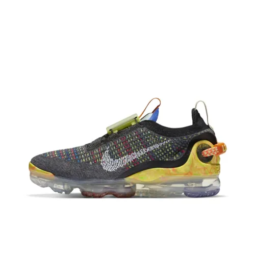 Nike Vapormax 2020 Low Топ Тренировочные Беговые Кроссовки Женские Серый Желтый