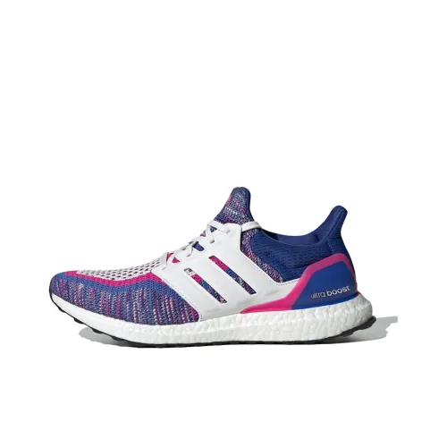 Adidas Shock Absorbers Slip-Resistant Abrasion-Resistant Low-Top Беговые кроссовки Мужские Синий Розовый