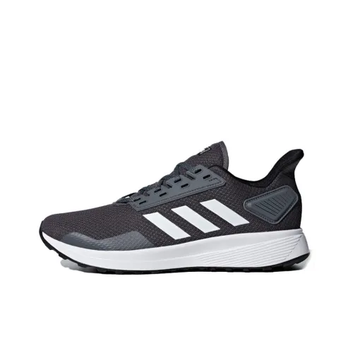 Adidas Duramo 10 Slip-Resistant Abrasion-Resistant Low-Top Беговые кроссовки Мужские Черные Серые