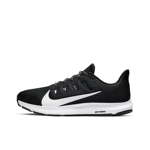 Nike QUEST 2 Support Low Top Повседневные Беговые Кроссовки Мужские Черно-Белые