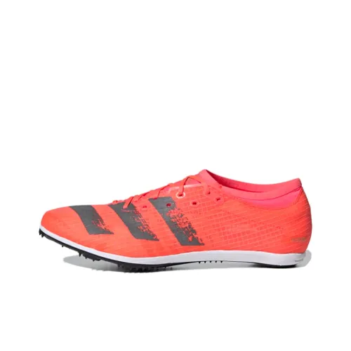 Adidas Adizero Ambition Дышащий и противоскользящий низкий топ с углеродной вставкой кроссовки для тренировок и бега мужские кораллово-розовые