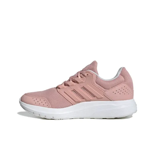 Adidas Galaxy 4 Slip-resistant Abrasion-resistant Low Top Marathon Running Shoes Women's Pink White Adidas Galaxy 4 Противоскользящий Устойчивый к истиранию Низкий Топ Марафон Беговые Кроссовки Женские Розовый Белый
