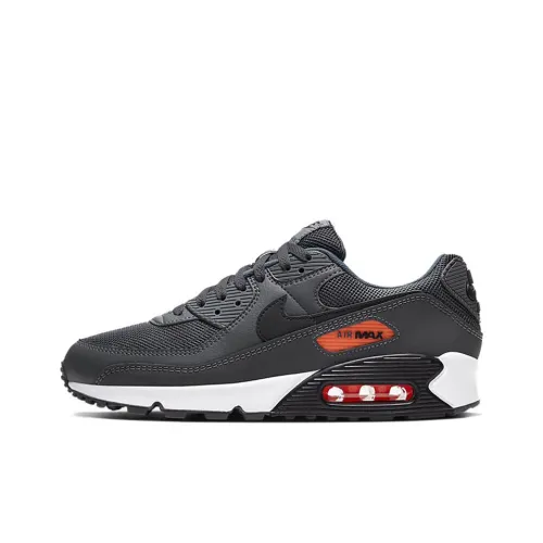 Nike Air Max 90 Low Беговые кроссовки Unisex Черный Красный Синий