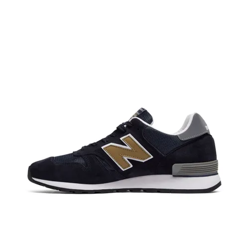New Balance NB 670 Low Топ Беговые кроссовки Мужские Темно-синие