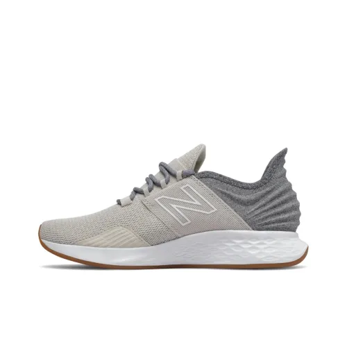 New Balance NB Свежий Foam ROAV Устойчивый к истиранию Дышащий Низкий Топ Марафон Беговые кроссовки Женские Серый