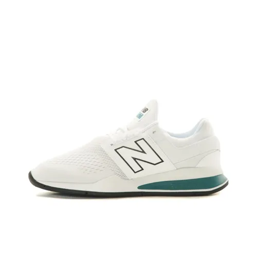 New Balance NB 247 Low Топ Повседневные Беговые Кроссовки Унисекс Белый Зеленый