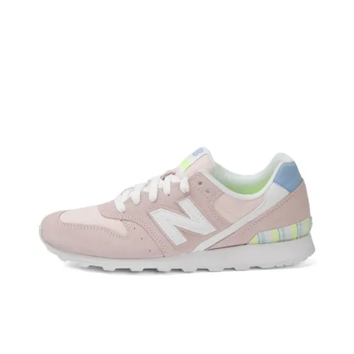 New Balance NB 996 Амортизация Поддержка Низкий Топ Повседневные Беговые Кроссовки Женские Светло-Розовые D Ширина