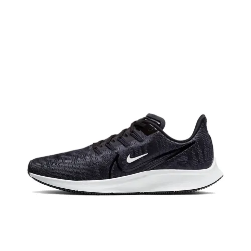 Nike Pegasus 36 Non Slip Легкий Низкий Топ Повседневные Беговые кроссовки Женские Железная Рамка Черный