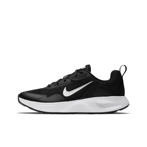 Nike Wearallday Low Топ Повседневный Городской Коммутер Беговые кроссовки Женские Черный Белый