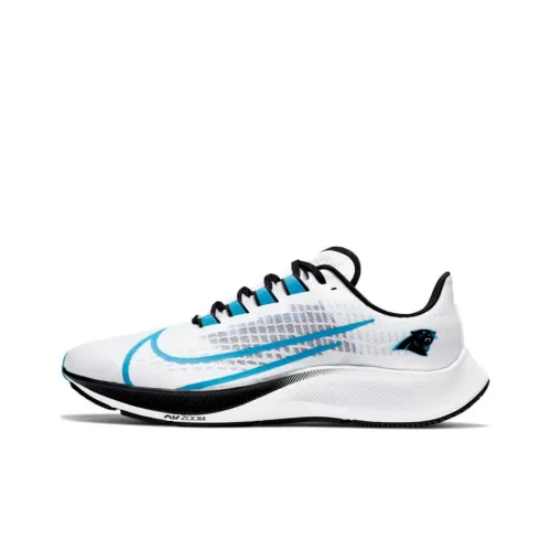 Nike Pegasus 37 'Carolina Panthers Low Топ Беговые кроссовки Унисекс Белый Синий