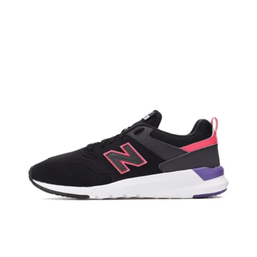 New Balance NB 009 Low Топ Беговые кроссовки Женские Черный Розовый B Ширина