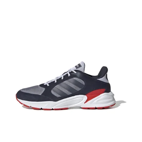 ADIDAS NEO 90S VALASION Износостойкие Дышащие Низкие Беговые кроссовки Мужские Чернильно-синий Красный