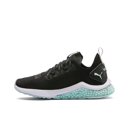 PUMA HYBRID NX Амортизация Противоскользящий Легкий MID Топ Беговые кроссовки Женские Черный Синий