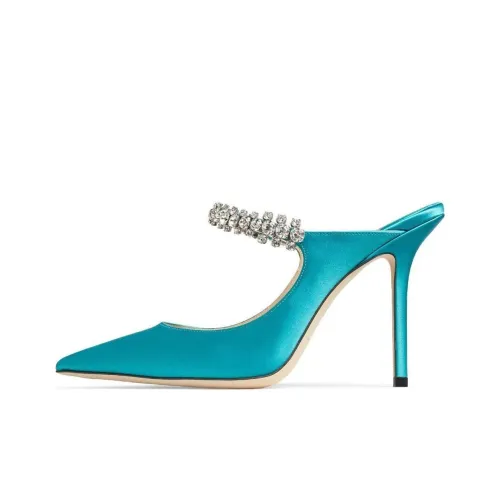 Jimmy Choo Bing One Ремешок Сандалии Женские Морской Синий