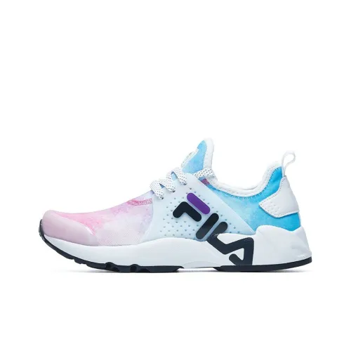 FILA Fpf Series Низкий Топ Повседневные Беговые Кроссовки Женские Синие Розовые