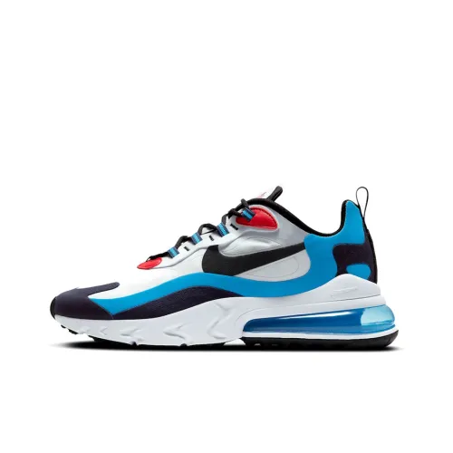 Nike Air Max 270 Low Беговые кроссовки Мужские Белые Синие Красные