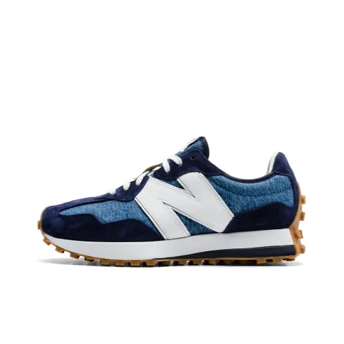 Levi's x New Balance NB 327 Low Топ Повседневные Беговые Кроссовки Унисекс Морской Синий