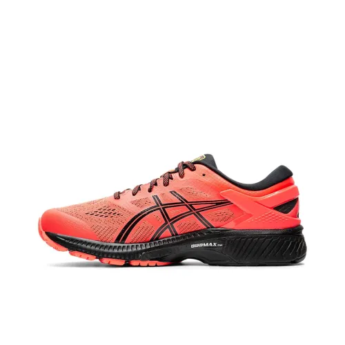 Asics Gel Kayano 26 Low Топ Беговые кроссовки Мужские Красный Черный