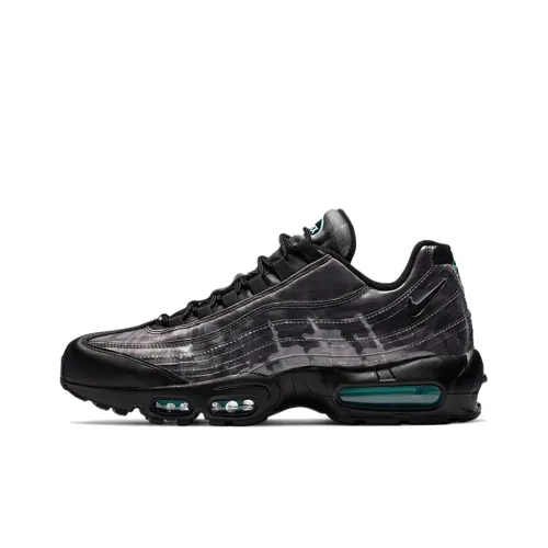 Nike Air Max 95 Low Топ Повседневные Беговые Кроссовки Мужские Синий Черный