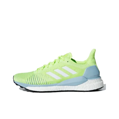 Adidas Solar Glide ST Low Топ Беговые кроссовки Женские Светло-зеленый