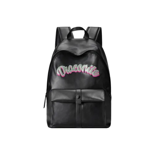 DRACONITE ПУ (полиуретан) Рюкзак Стандартный Унисекс Черный