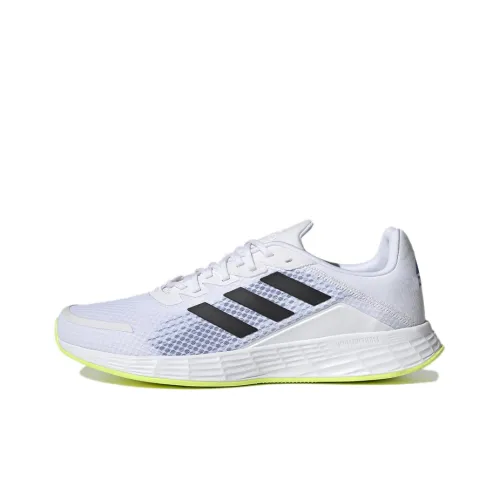 Adidas Duramo Sl Дышащий Низкий Топ Тренировка Беговые Кроссовки Мужские Белый Черный Циановый