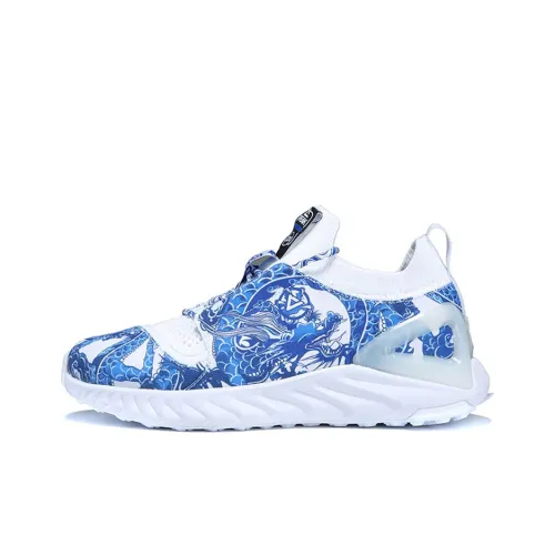 PEAK Амортизирующий Водонепроницаемый Легкий Низкий Топ Беговые кроссовки Мужские Королевский синий