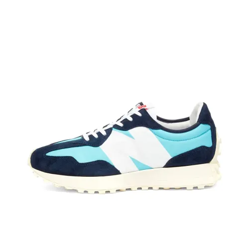 New Balance NB 327 Low Топ Повседневные Беговые Кроссовки Женские Черные Синие