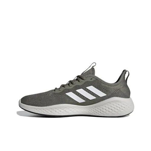 Adidas Fluidflow Slip-Resistant Низкие Кроссовки для Бега Мужские Зеленые Белые