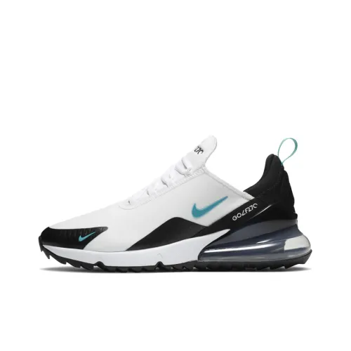 Nike Air Max 270 Low Топ Марафон Беговые кроссовки Унисекс Белый Черный Синий
