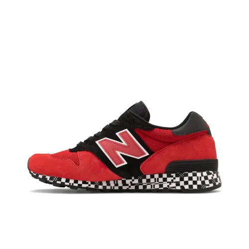 New Balance NB 1300 Low Топ Марафон Беговые кроссовки Унисекс Черный Красный D Ширина Сделано в США
