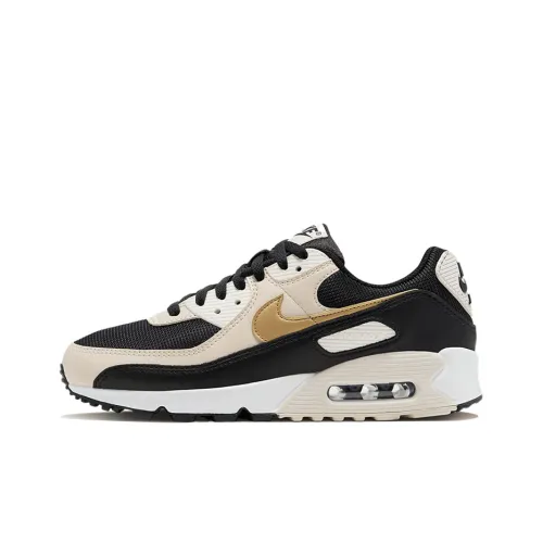 Nike Air Max 90 Low Топ Повседневные Беговые Кроссовки Женские Розовые Черные