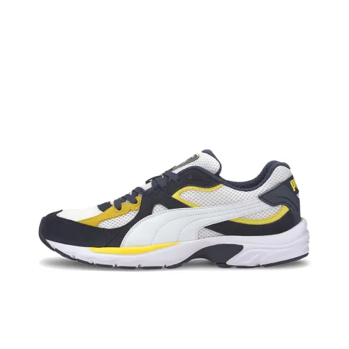 PUMA Axis Амортизация Противоскользящий Легкий Низкий Топ Марафон Беговые кроссовки Унисекс Белый Черный Желтый