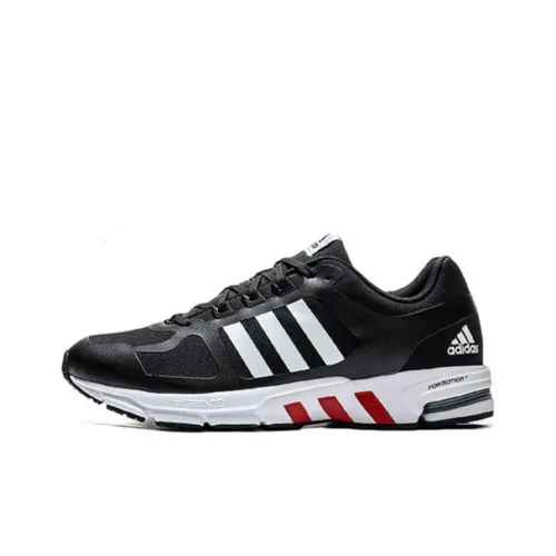 Adidas Equipment 10 Легкий Износостойкий и Противоскользящий Низкий Топ Adiprene Беговые кроссовки Унисекс Черный Белый