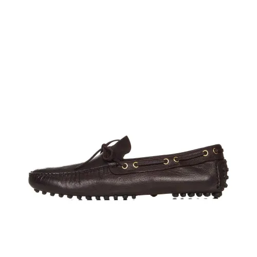 Car Shoe Лоферы с резиновым подошвой, коричневые, мужские