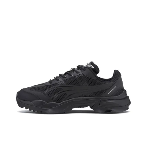 PUMA Nitefo Shock Absorbers Slip-Resistant Low Top Marathon Running Shoes Unisex Black PUMA Nitefo Shock Absorbers Slip-Resistant Низкий Топ Марафон Беговые Кроссовки Унисекс Черный
