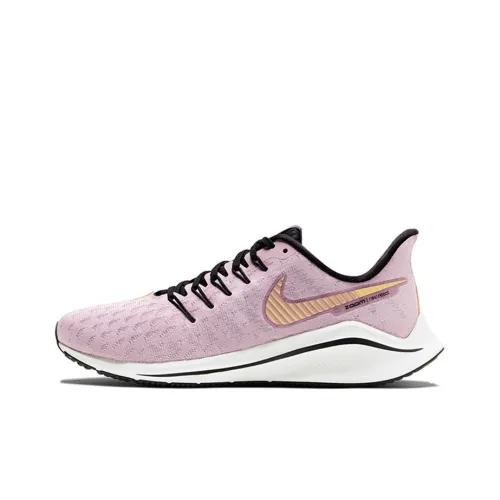 Nike Air Zoom Vomero 14 Slip-Resistant Abrasion-Resistant Легкий Low Топ Беговые кроссовки Женские Светло-фиолетовый