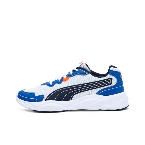 PUMA 90s Runner Slip-Resistant Дышащий Легкий Низкий Топ Беговые Кроссовки Унисекс Синий
