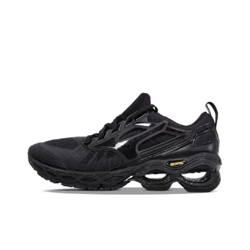 BEAMS x Mizuno Creation Waveknit Low Беговые кроссовки Мужские Черные