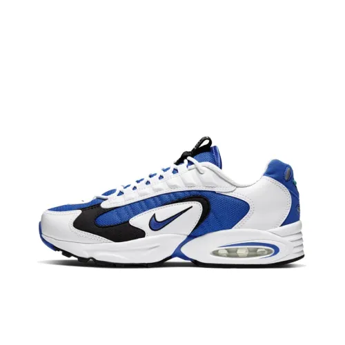 Nike Air Max Tria Low Топ Air Cushion Повседневные Беговые Кроссовки Унисекс Черный Белый Синий