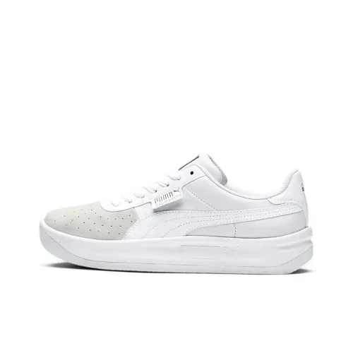 PUMA California Monochrome California Monochrome Low Топ Беговые кроссовки Женские Белый Серый