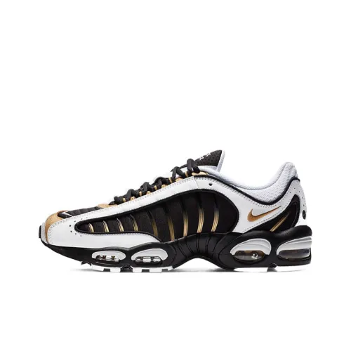 Nike Air Max Tailwind Low Топ Повседневные Беговые Кроссовки Мужские Черные Белые Золотые