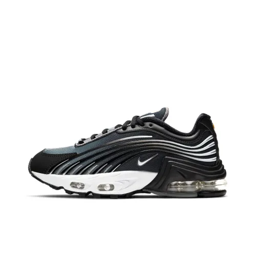 Nike Air Max Plus Low Топ Беговые кроссовки Женские Черный Белый Градиент