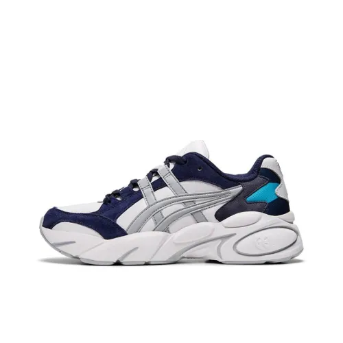 Asics Gel BND Low Топ Беговые кроссовки Женские Белый Серый Синий