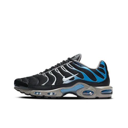 Nike Air Max Plus Low Топ Беговые кроссовки Мужские Черные Синие