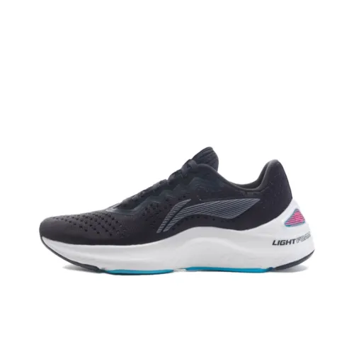 LINING Lanying Slip-resistant Abrasion-resistant Low-top Беговые кроссовки Женские Черный