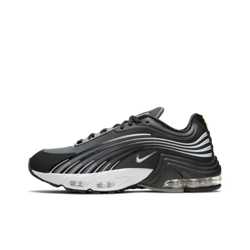Nike Air Max Plus 2 Амортизация Износостойкий Низкий Топ Беговые кроссовки Унисекс Черный Серый Белый
